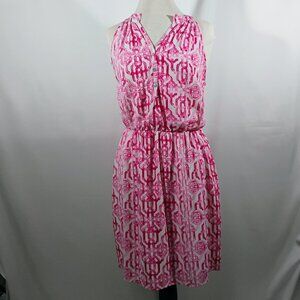 🌸 Mud Pie Sleeveless Lattice Print Dress – Size M 🌸